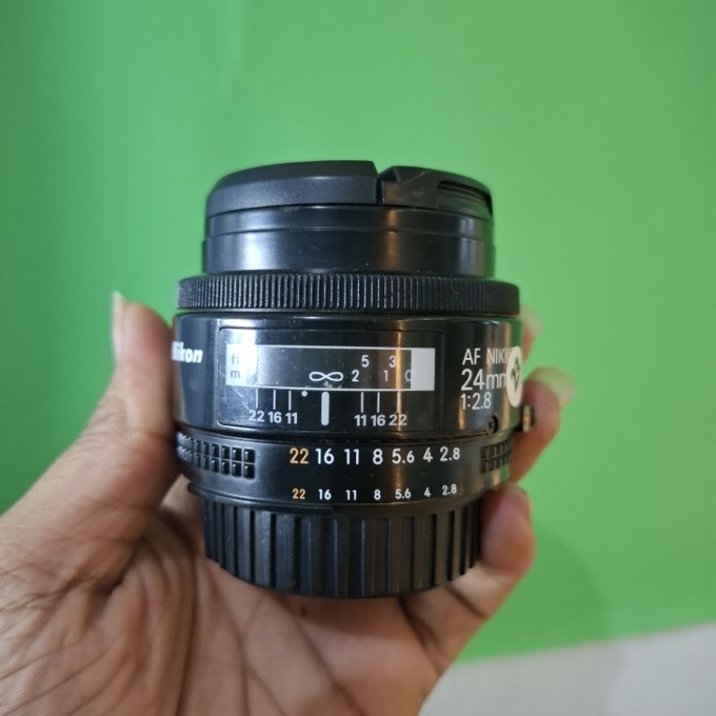 Lensa nikon Af 24mm f2.8 / fix nikon afd 24mm f2.8