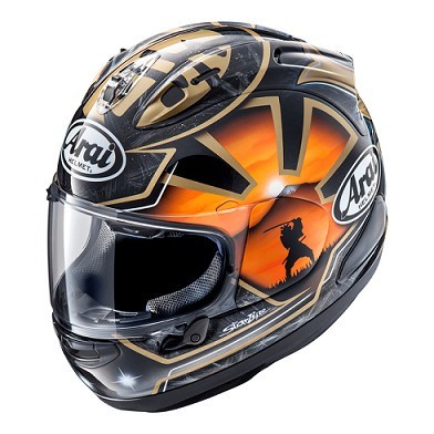 ARAI HELM RX-7X PEDROSA SPIRIT GOLD | ARAI FULLFACE