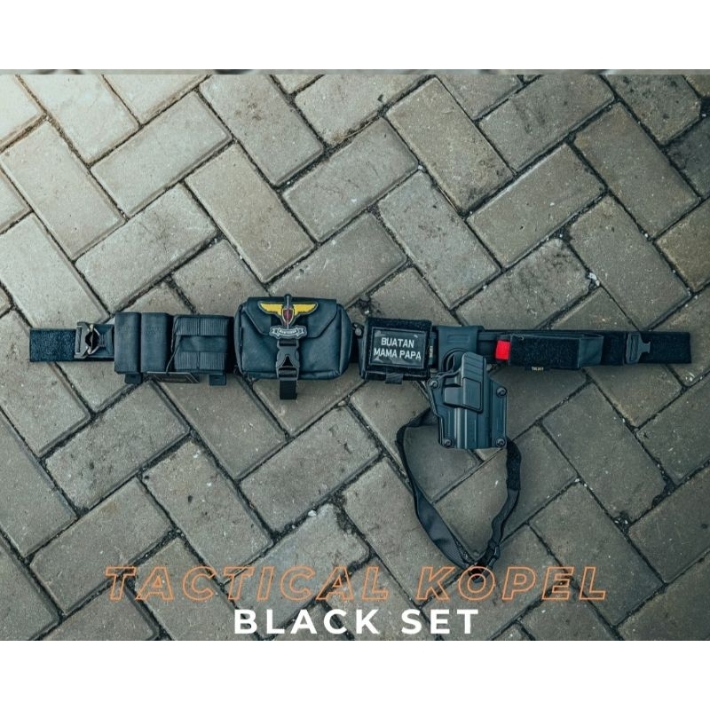 TACTICAL CIKEA KOPEL SET TACTICAL HITAM