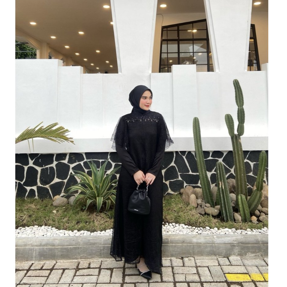 Ameena Kaftan by MISSNOMI - Kaftan Lebaran - Long Dress I Pakaian Wanita