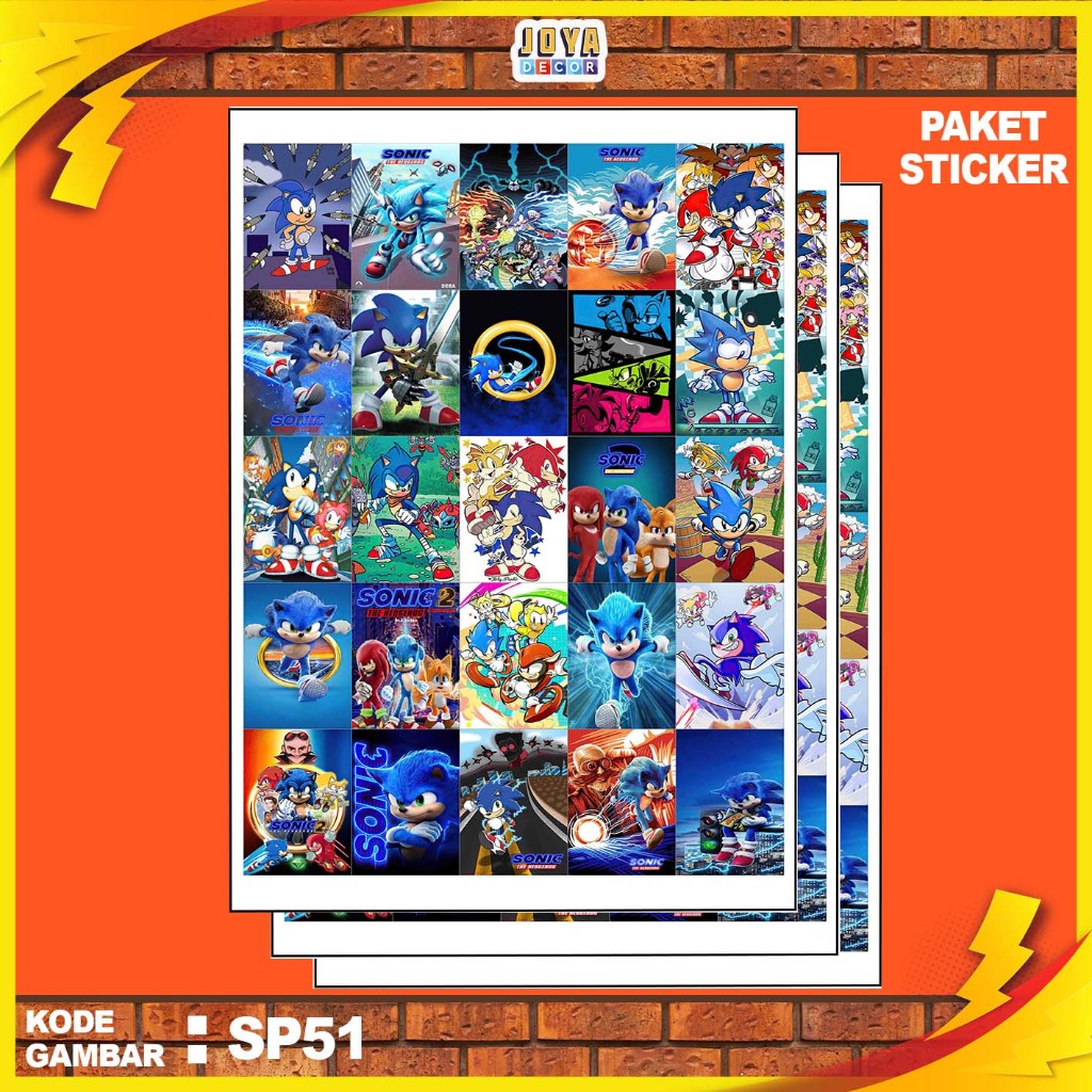 

GAMBAR STICKER SONIC2 / STIKER SONIC2 / PAKET STIKER SONIC2 PER 25 PCS / KODESP51