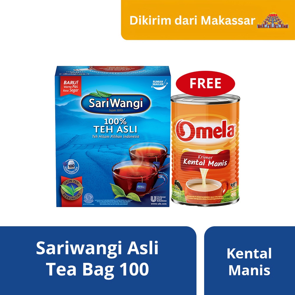 

Buy 1 Get 1 - Sariwangi TB100 Free Kental Manis [Kirim dari Makassar]