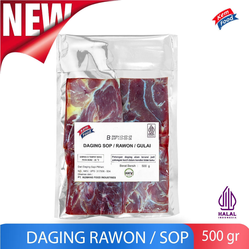 

Kemfood Daging Sapi Rawon - 500gr