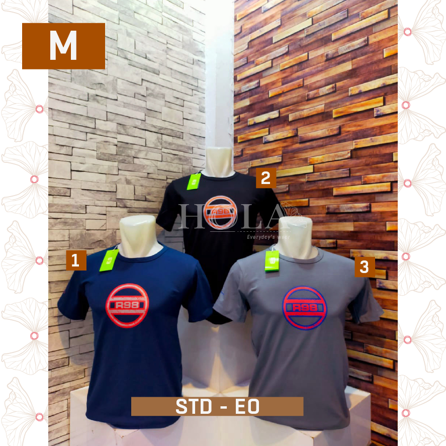 HOLA_FASH | KAOS OBLONG COWOK ERKAPE POLOS, KAOS PREMIUM