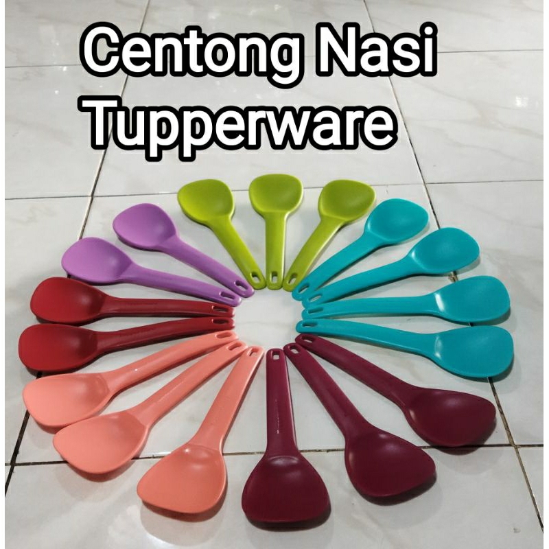 centong nasi, centong sayur Tupperware baru
