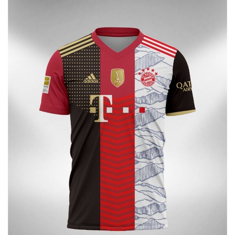 JERSEY  B4YERN MUNCH3N KOMBINASI CUSTOM GRATIS NAMA DAN NOMOR PUNGGUNG