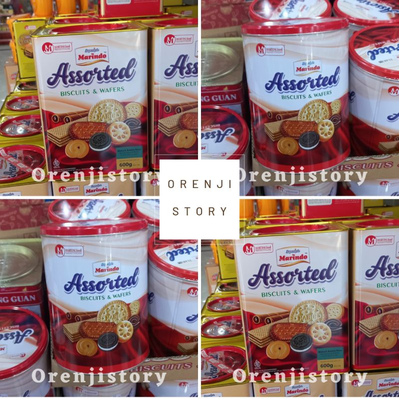 

Marindo Assorted Biskuit dan Wafer berisi 600 gr dan 550gr harga promo