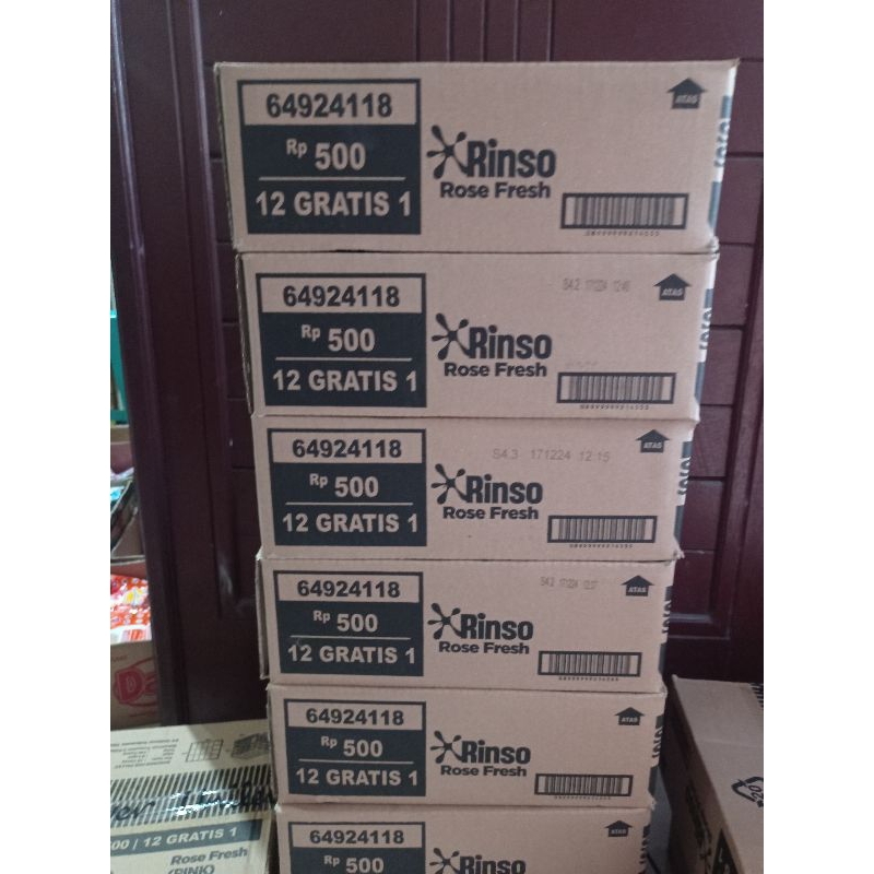 1dus Rinso Cair Pink kemasan 500