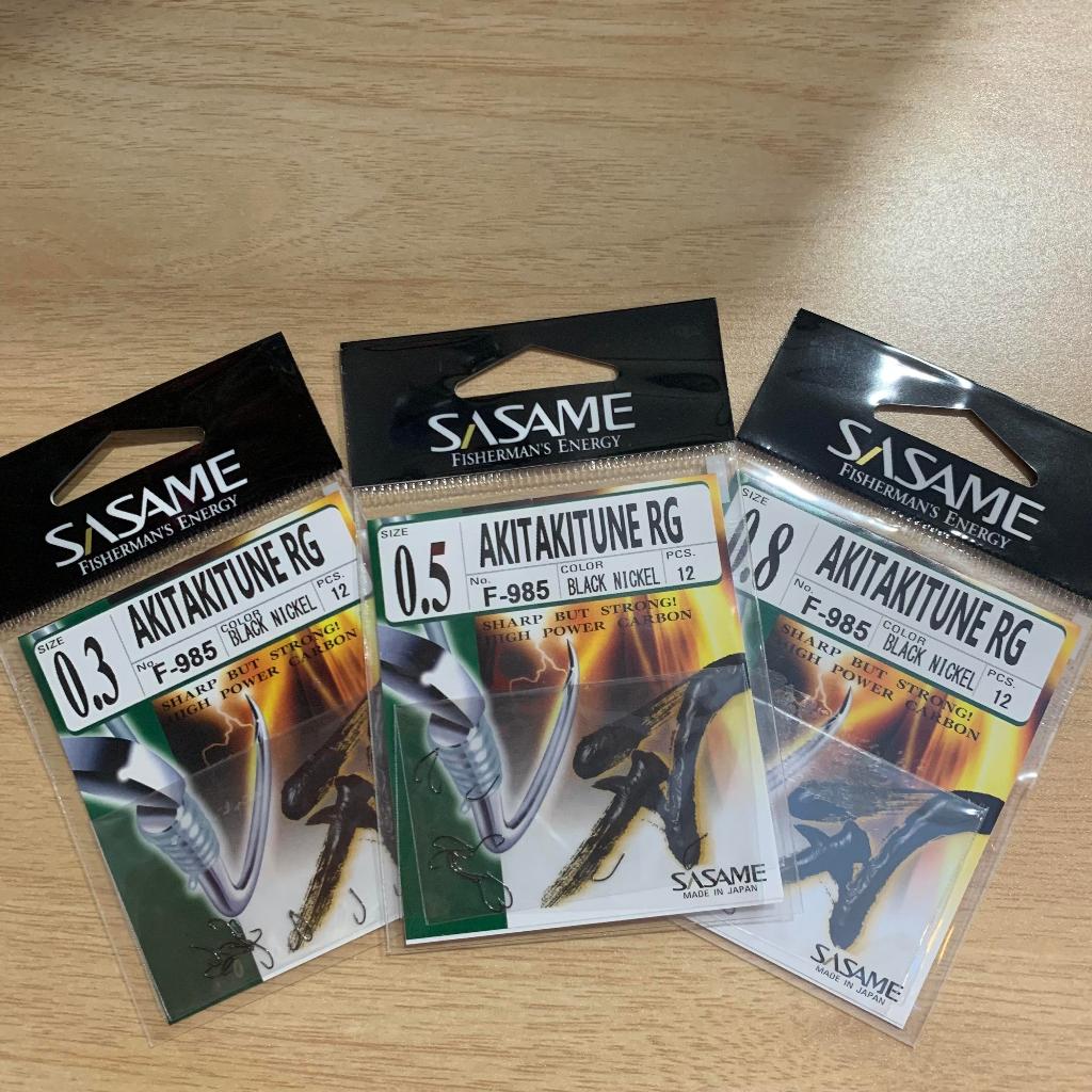 Kail Pancing Sasame Akitakitune RG F-984 Size Kail Pancing Ikan Mas Gurame Bawal Patin Made in Japan