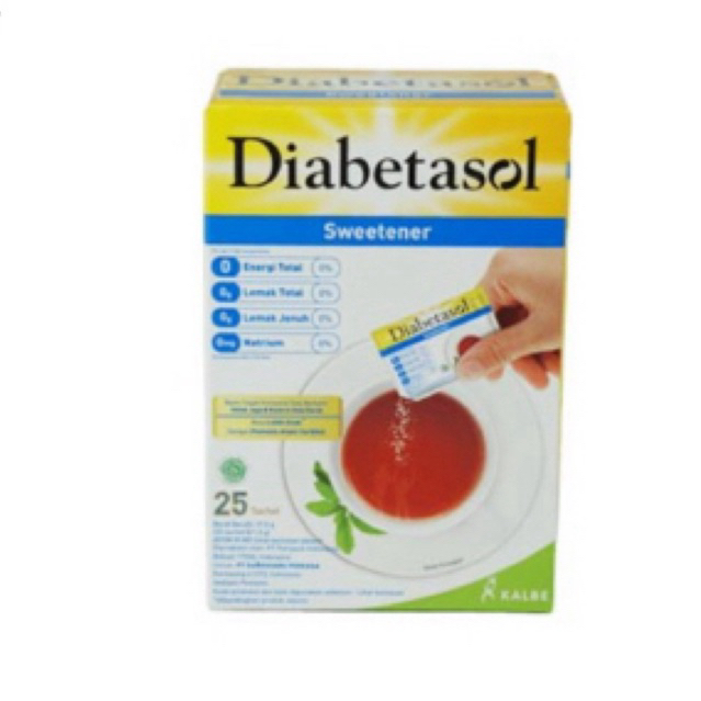 

DIABETASOL NO CALORIE SWEETENER 25'S