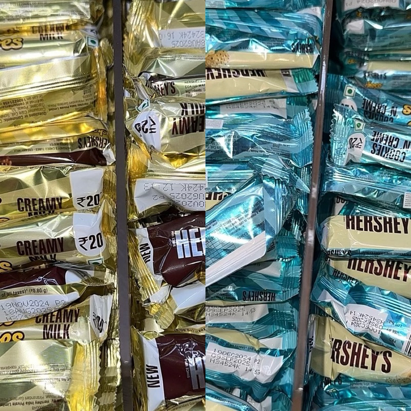 

Hershey Chocolate Tubes (Creamy Milk & Cookies N Cream)