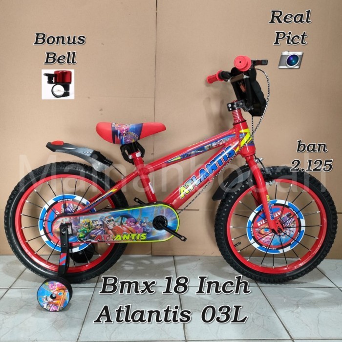 TERMURAH Sepeda anak cowo bmx 18 Atlantis Robot 03L bmx 18inch atlantis robot