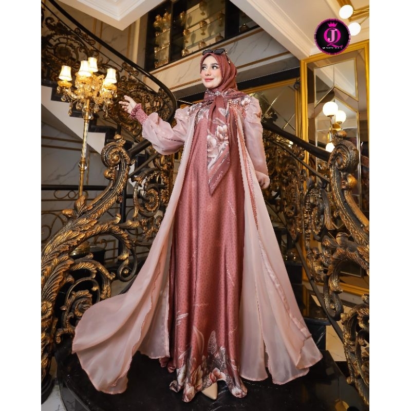 QISYAJAYA DRESS PREMIUM/GAMIS PREMIUM/GAMIS SILK ORGANZA