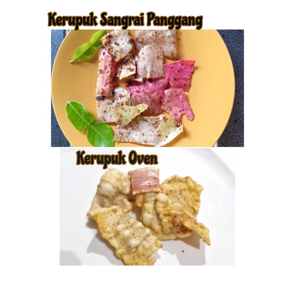 

Kerupuk Sangrai Panggang, Kerupuk Oven, Kerupuk Gurih Bumbu Rempah Melimpah, Kerupuk Khas Cirebon