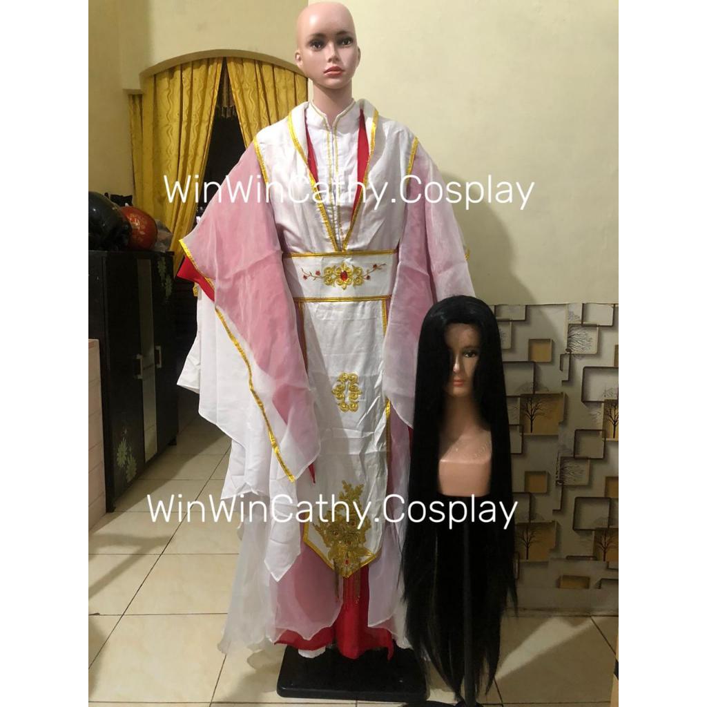 DIJUAL-KOSTUM XIE LIAN PRINCE YUE GOD HEAVEN OFFICIAL BLESSINGS kostum chinese fullset wig cosplay c