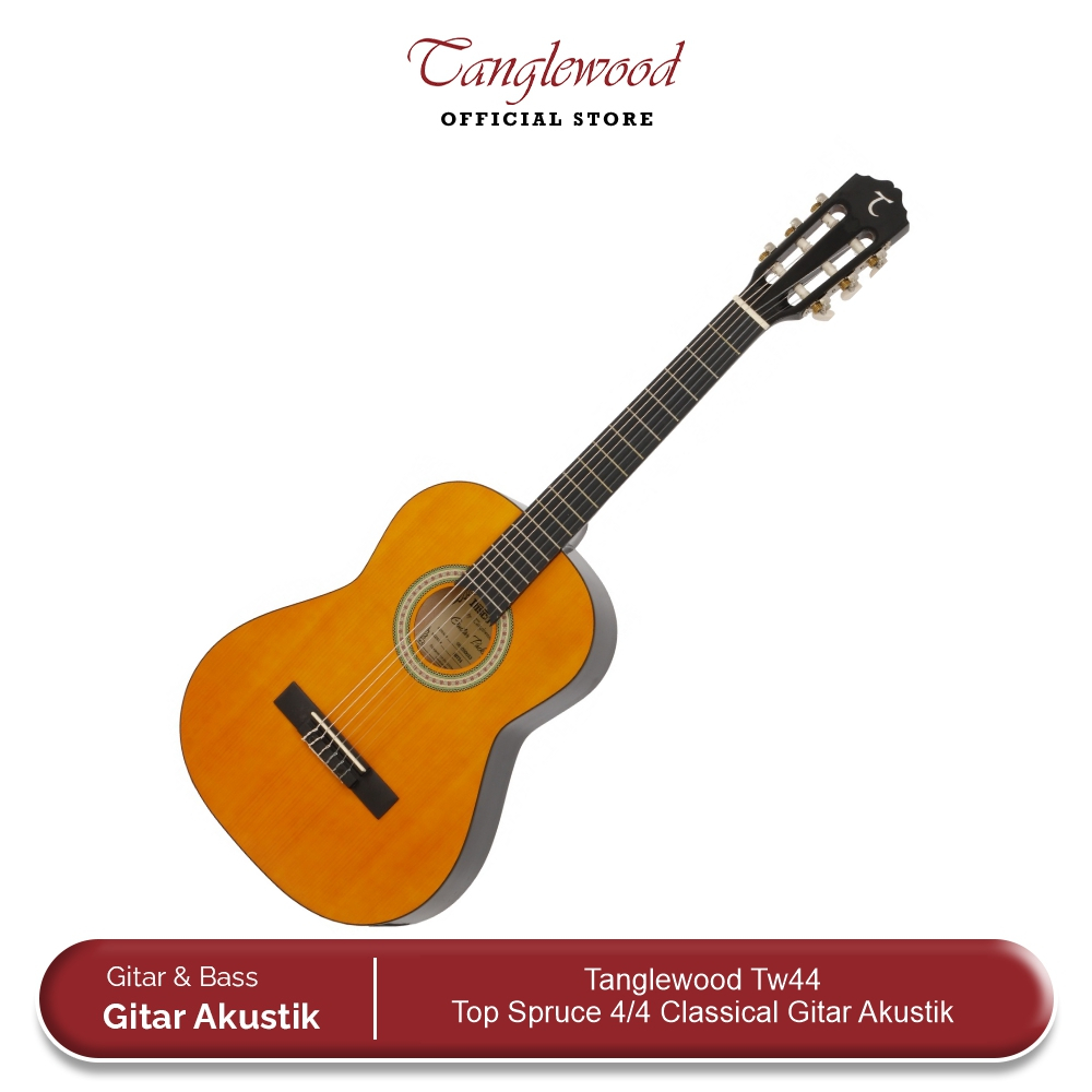 Tanglewood TW44 Top Spruce 4/4 Classical Gitar Akustik