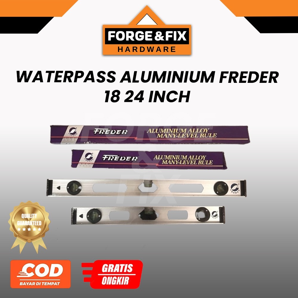 FREDER Waterpass Aluminium 18 24 Inch
