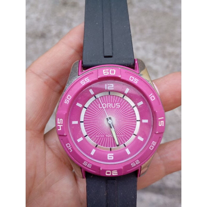 jam tangan lorus by seiko second bekas original quartz