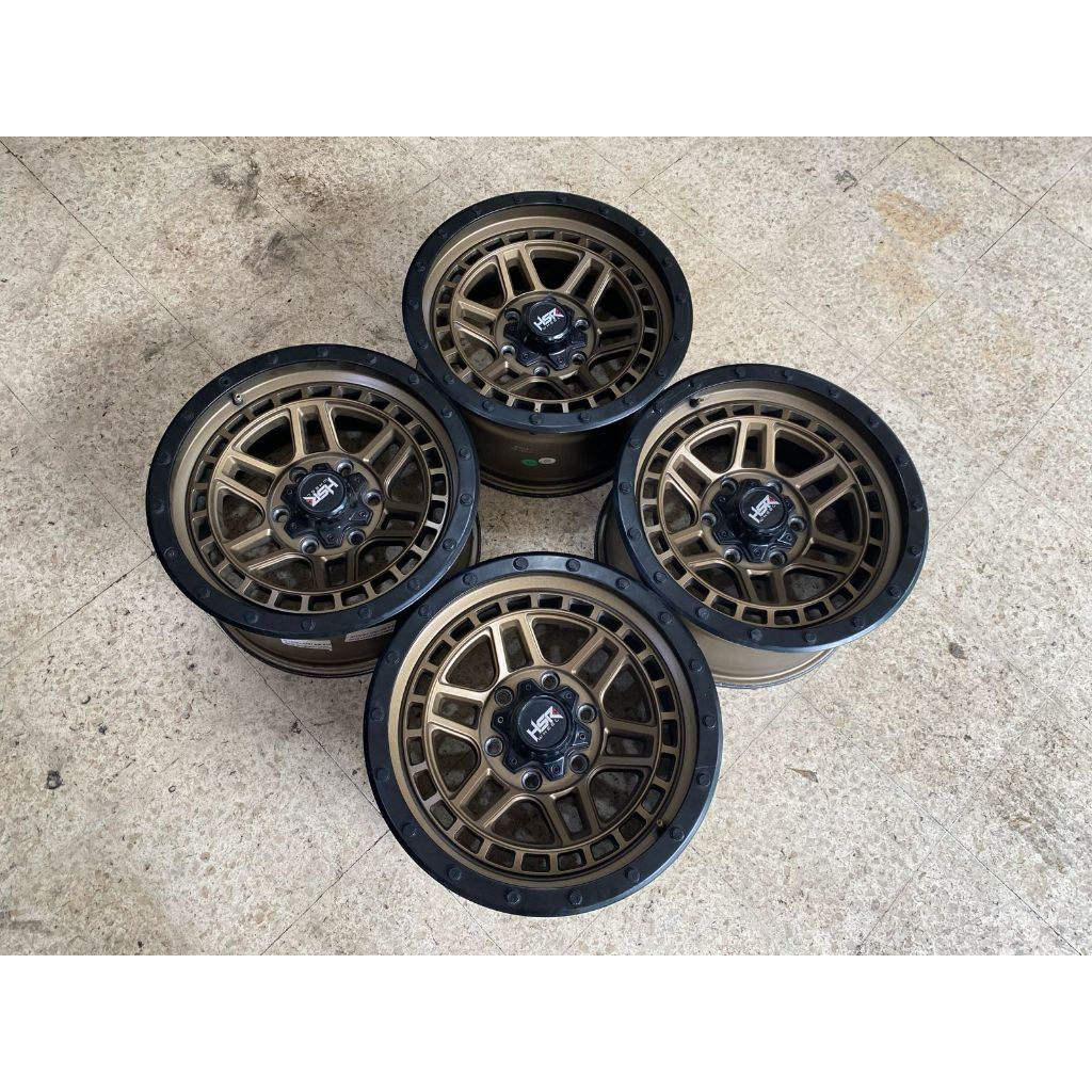 VELG MOBIL BEKAS R17 VELG HSR DOPANG RING 17X9 PCD 6X139 BISA BUAT PAJERO, FORTUNER, HILLUX.