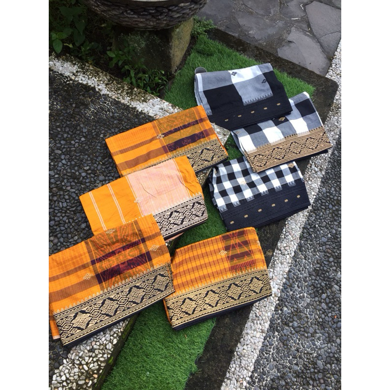 Saput endek dobol tretes benang mas || saput bali || kanabali kebaya