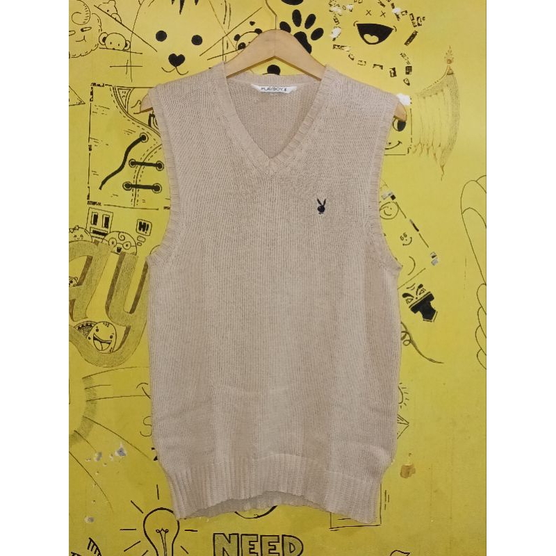 Vest Rajut Playboy