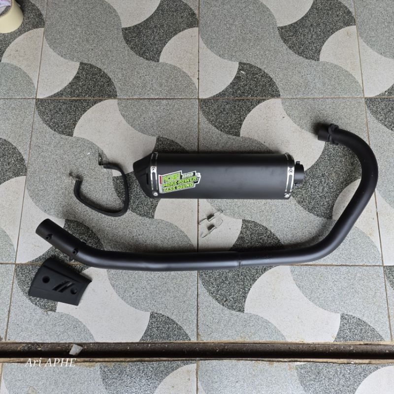 knalpot NOB1 NOBI 3BOLD original honda NEW MEGAPRO fi karbu monoshock