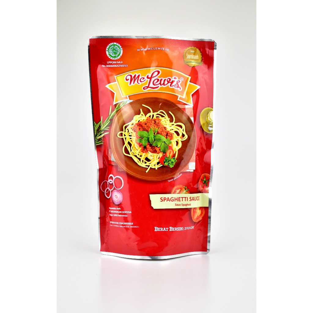 

Saus Bumbu Pasta Spagehetti Sauce MC LEWIS 310 ml