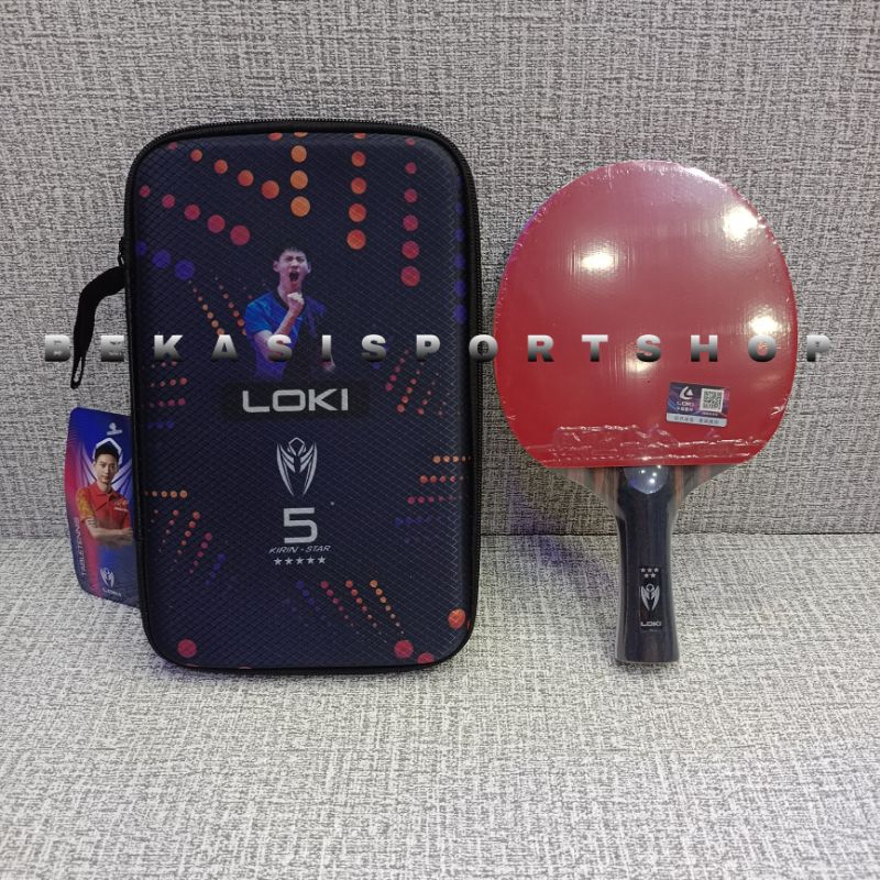 Bat pingpong Loki 5 Star Kirin Carbon Original