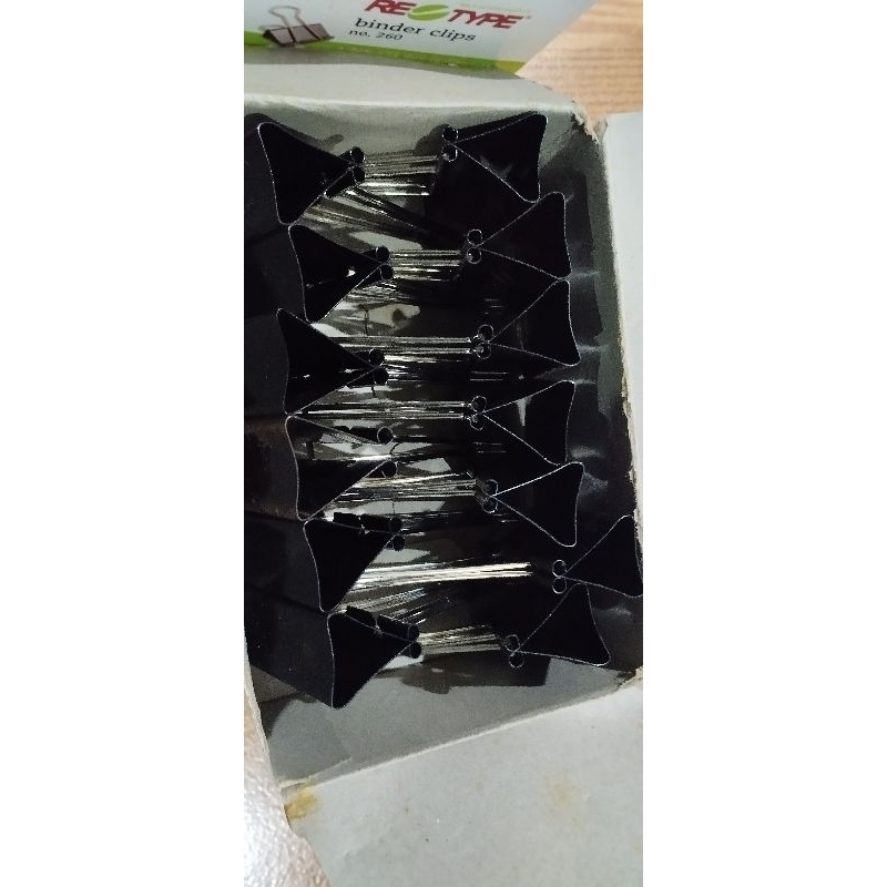 

Binder Clips / Jepitan Clip Hitam no 260 (51 mm width) 22 pcs