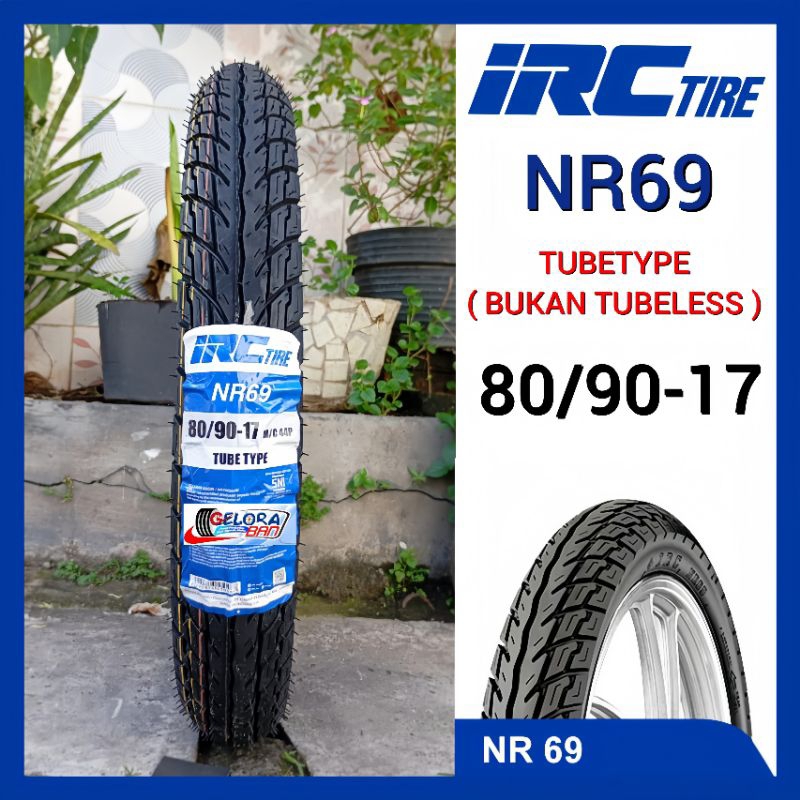 Ban Irc Nr69 80/90-17 Ban Montor Jupiter Vega Supra Revo Smash Shogun ban irc 80/90-17 ban irc nr69 