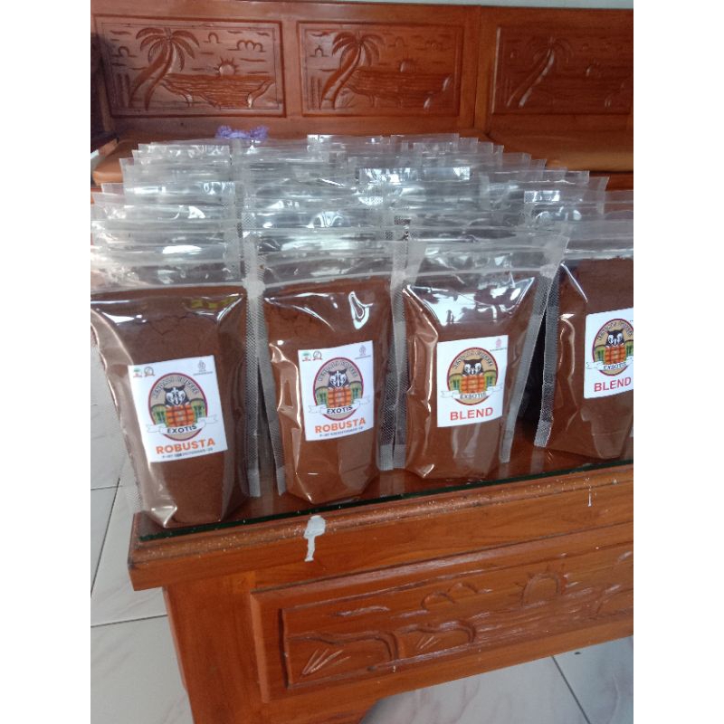 

Bubuk kopi robusta murni KOPI ROBUSTA Wonosalam 150 grm