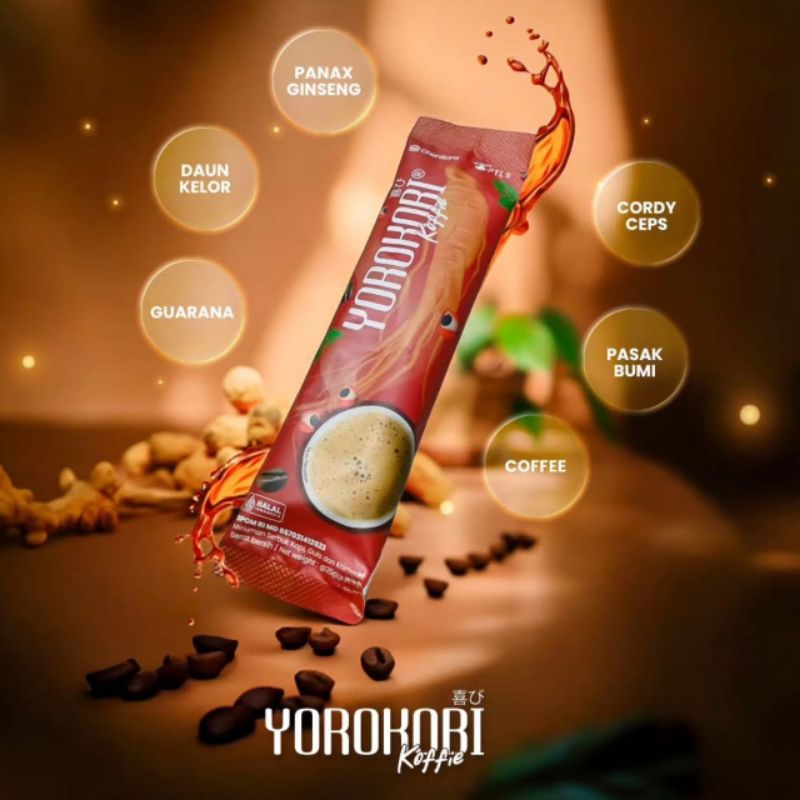 

Yorokobi Koffie Herbal Original Minuman Kopi Stamina Pria