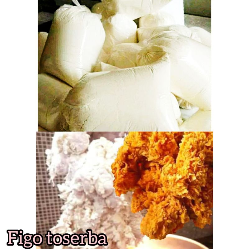 

Tepung Kentucky, Ayam geprek kemasan repack