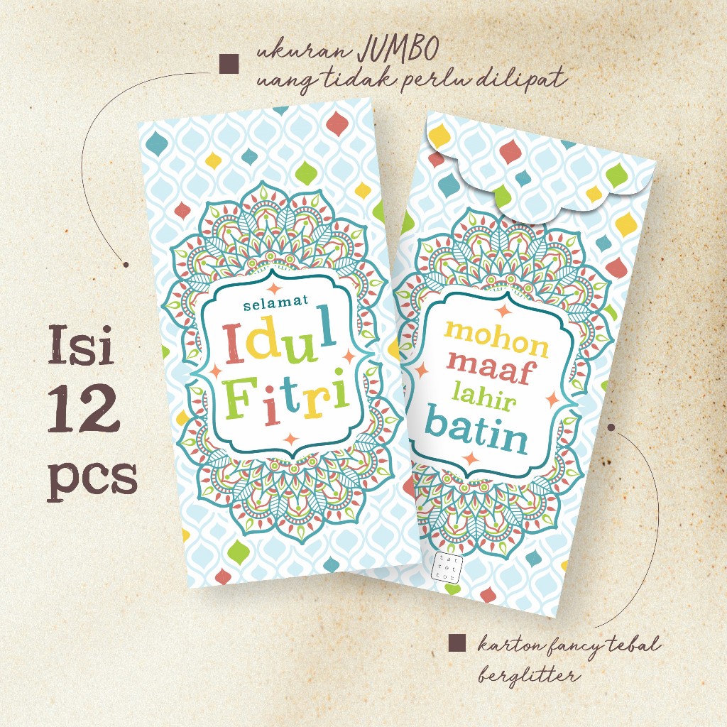 

Tat Tet Tot Amplop Angpau Lebaran Idul Fitri isi 12 pcs | Marrakesh