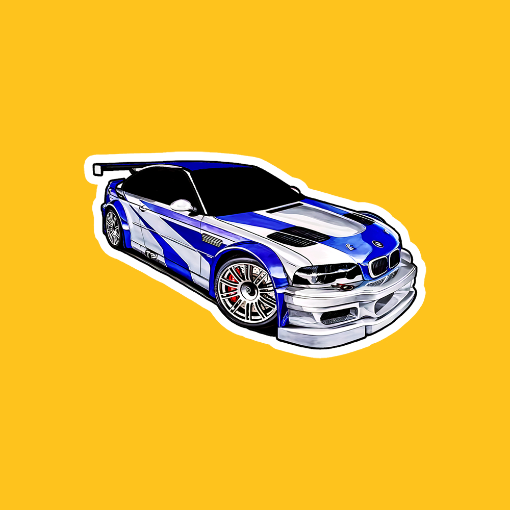 

BMW M3 GTR - Vinyl Sticker Waterproof