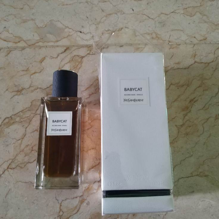 decant vial YSL' Babycat Yves Saint Laurent' perfume try sample mini travel size 5ml
