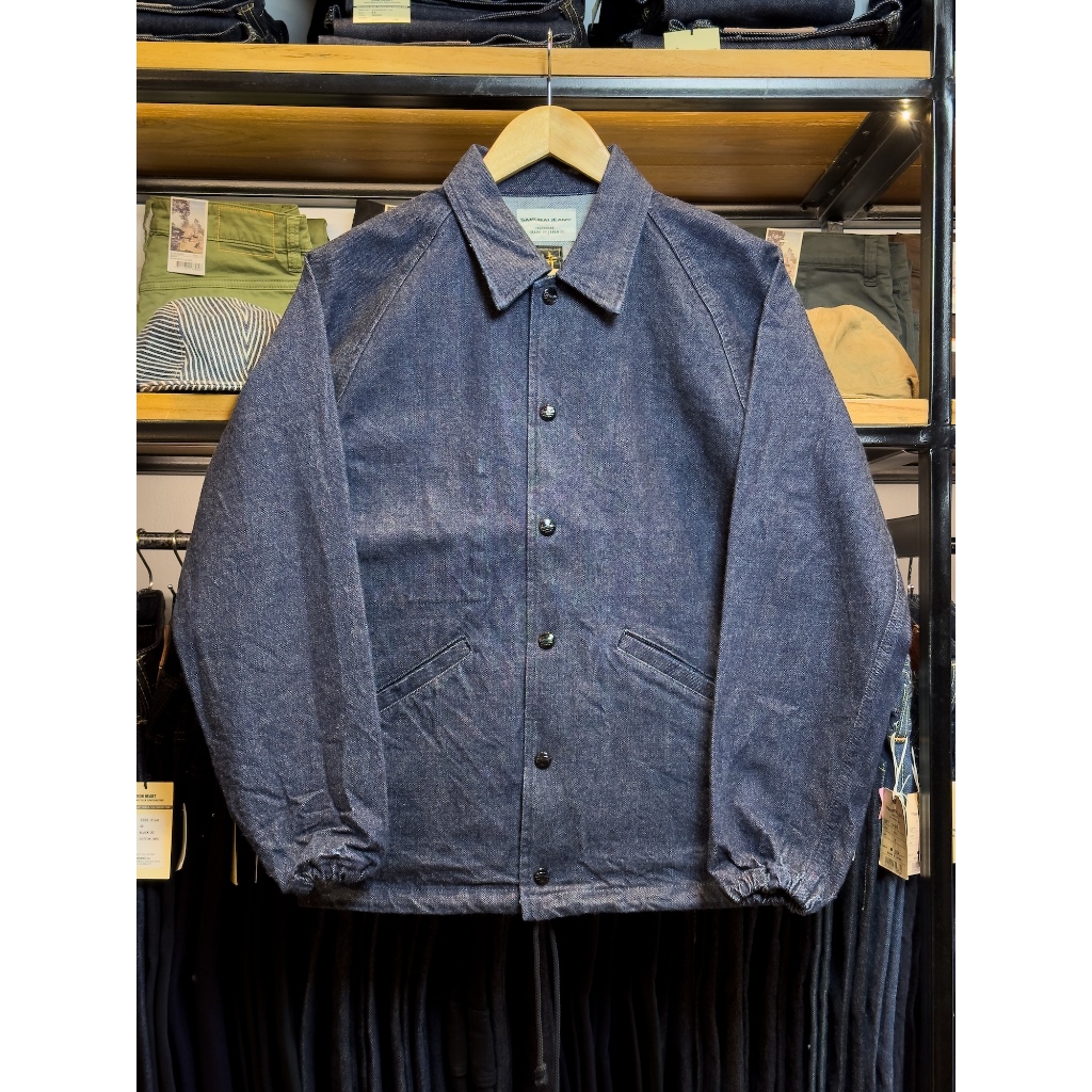 Samurai HJCJ-D15oz 15oz Otokogi Denim Coach Jacket