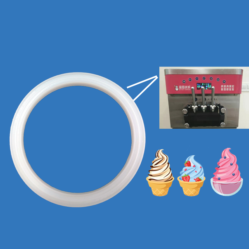 10cm Karet Seal Alat Pembuat Es Krim Seal Ring Pengaduk Mesin Es Krim Gelang Block Depan Mesin Ice |