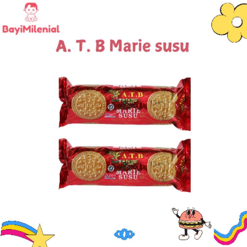 

A. T. B biskuit marie susu 180g