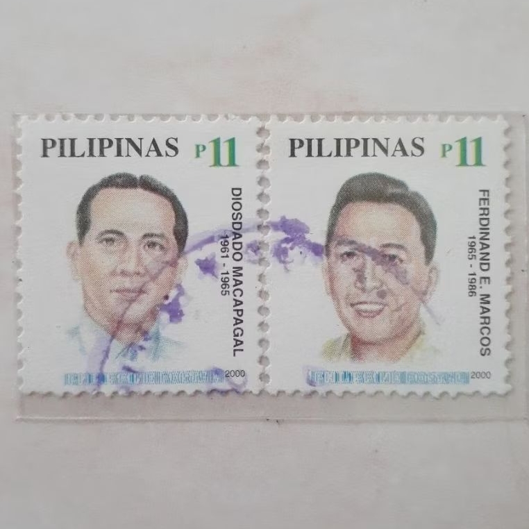 

Perangko Filipina Presidents of the Republic, Series 3 Tahun 2000 set 2pcs