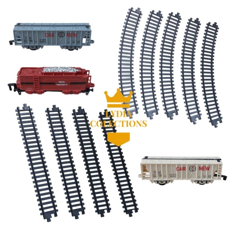 Rel Railking Track Tambahan Aksesoris Gerbong Railking