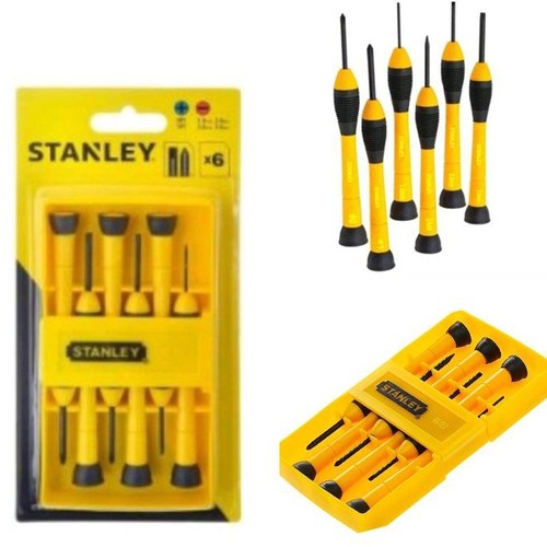 Stanley Precision Screwdriver Set / Obeng Set 6pcs STHT66052-8