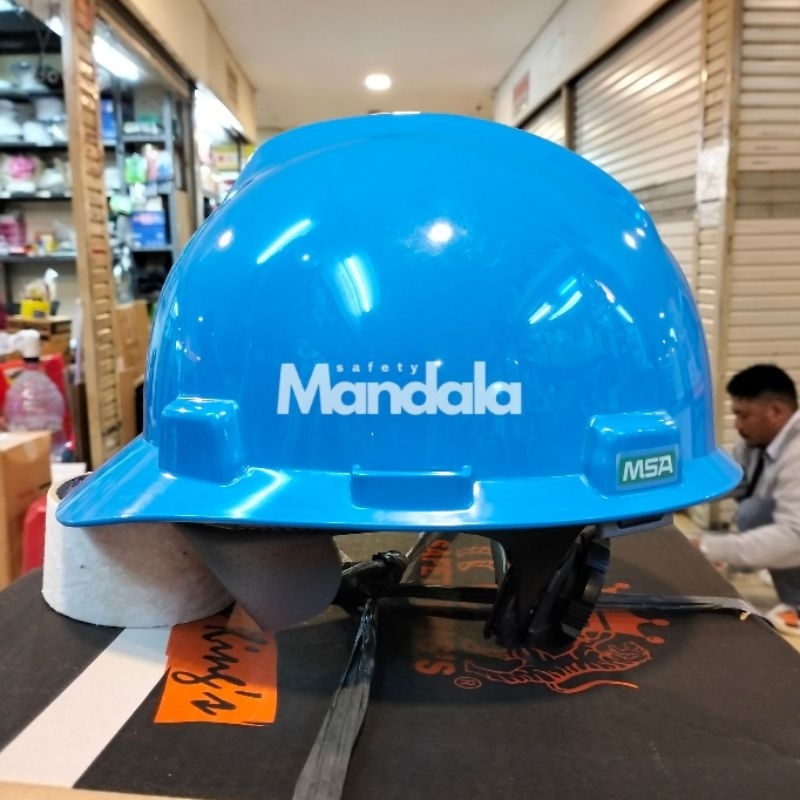 Helm MSA V-Gard Fasttrack Original 100% / Safety Helmet MSA V-Gard Original MSA Berkualitas