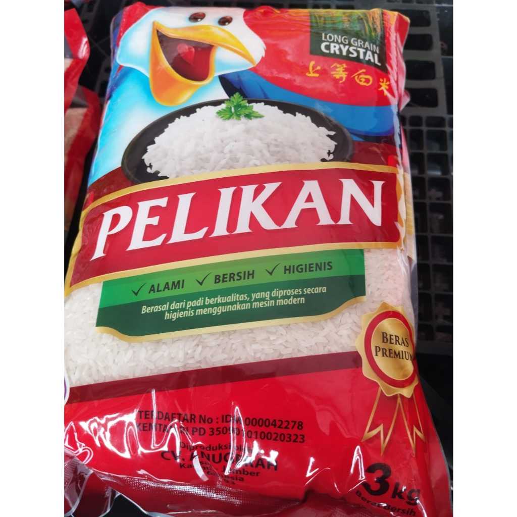 

Beras Pelikan 3kg