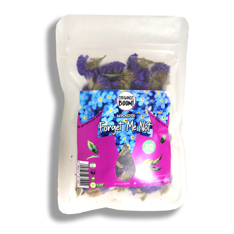 

Organic Boom! - Forget Me Not Myosotis Flower 25g Bunga Myosotis Kering