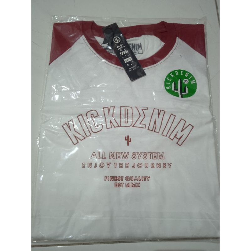kaos reglan kick denim original