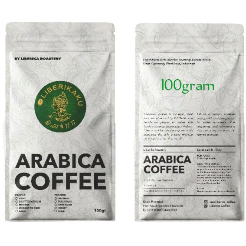

100 GRAM KOPI (ROASTBEANS) ARABIKA BUANA CIREMAI PROSES NATURAL