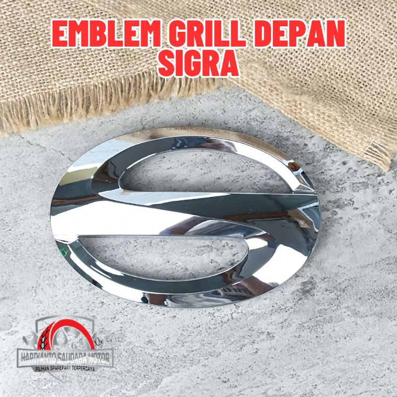 Emblem Grill Depan Daihatsu Sigra Original