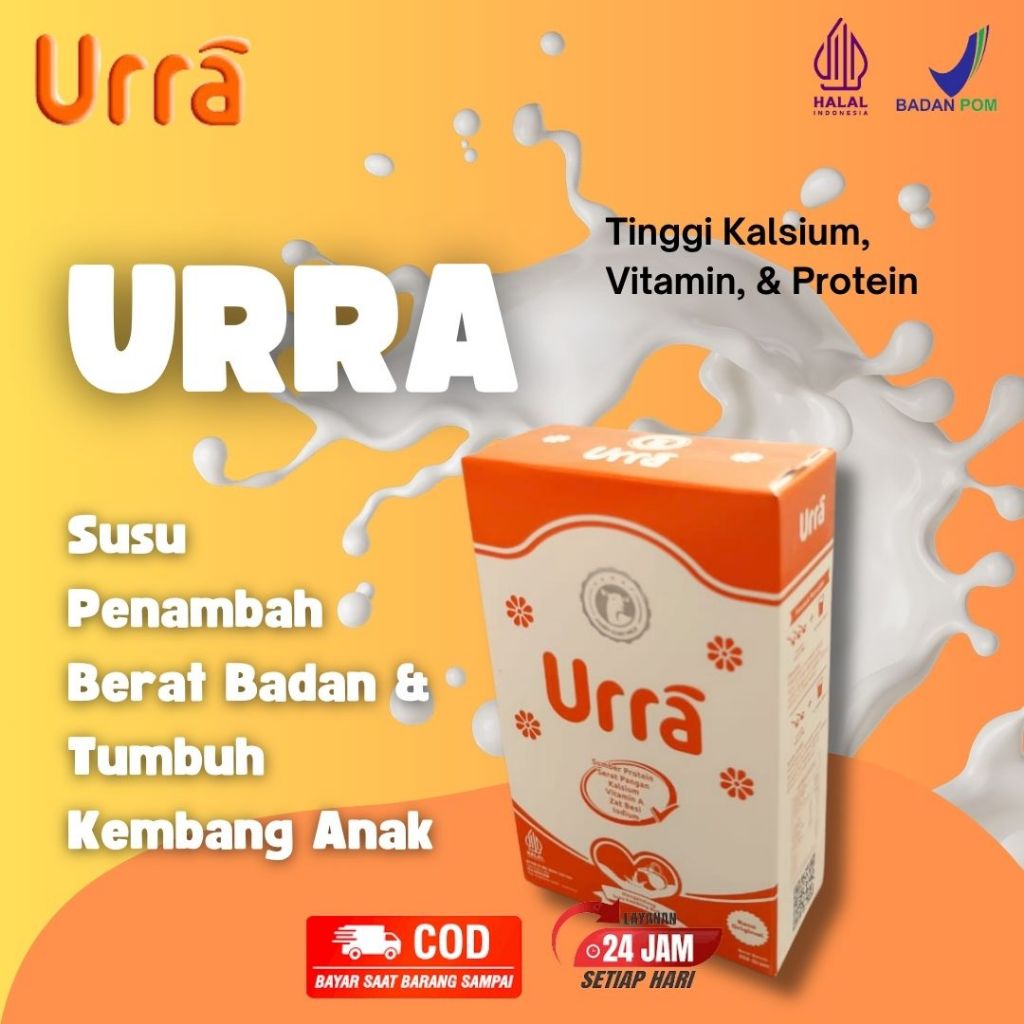 

Susu Kambing Urra - Penambah Berat Badan & Tumbuh Kembang Anak
