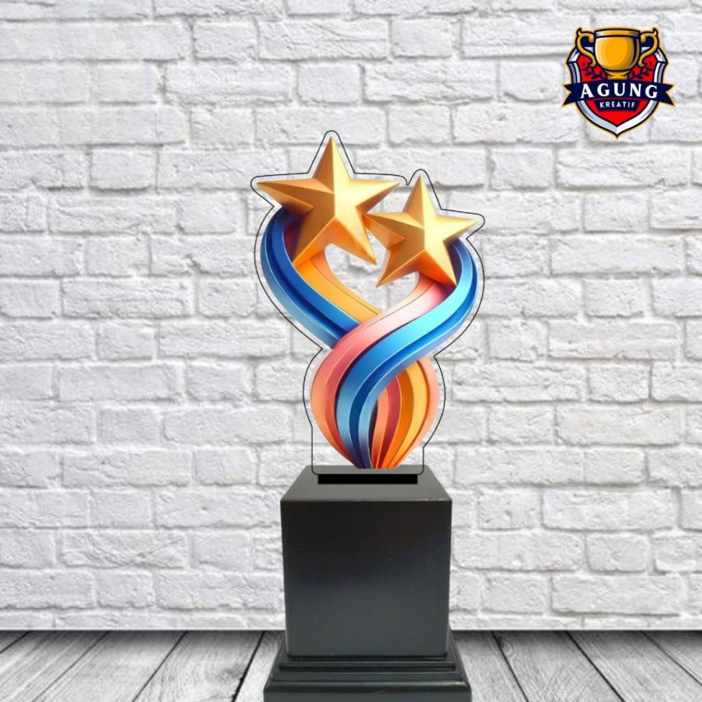 Piala Bintang Kelas Piala Bintang Sekolah Akrilik Custom